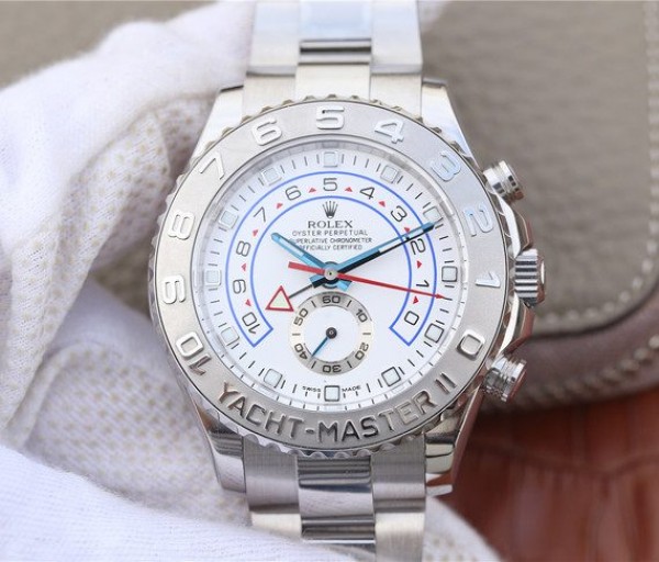 Rolex YachtMaster II 116689 SS JF White Dial SS Bracelet A7750