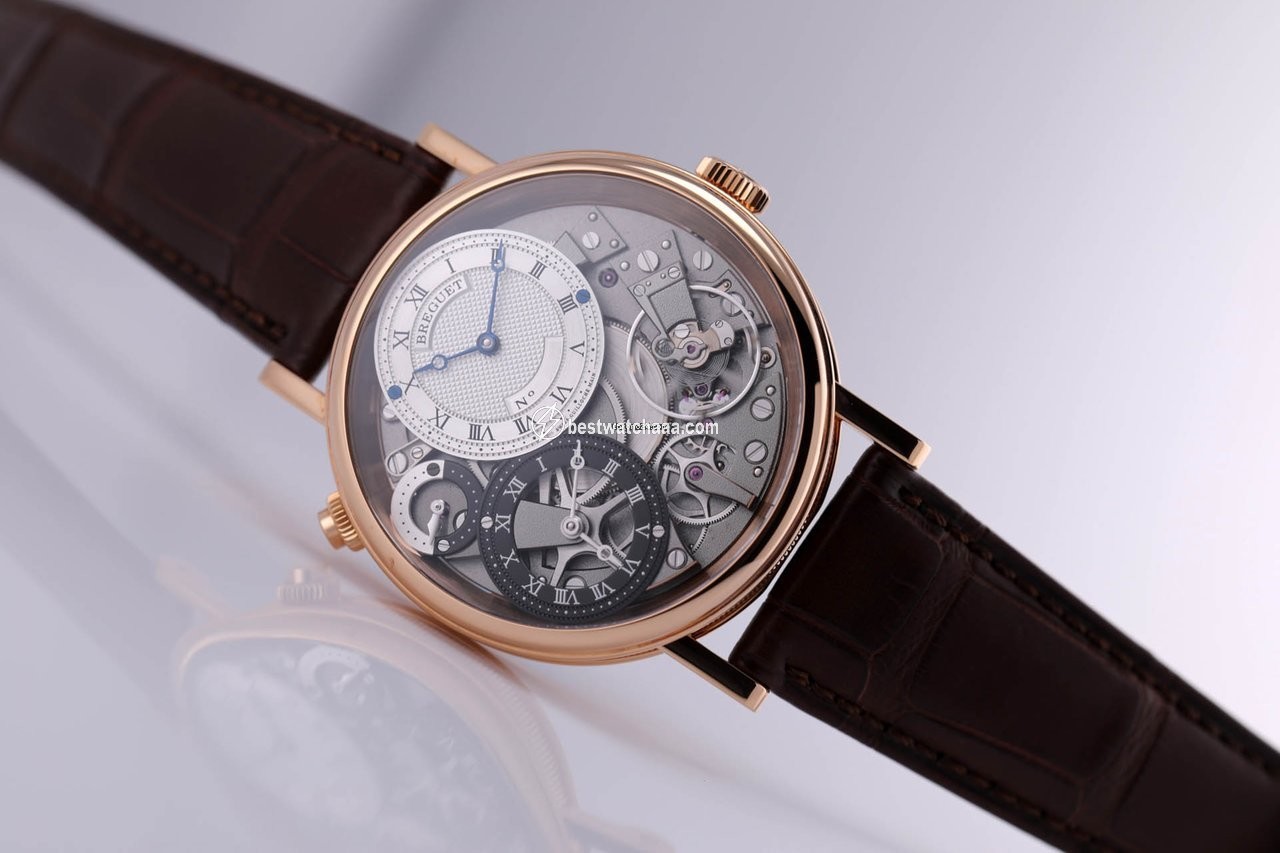 Breguet Tradition Mens watch Unisex Manual winding Rose gold 7067br g1 9w6