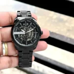 Armani Exchange Hampton Automatic AX2418 Skeleton Black - gallery