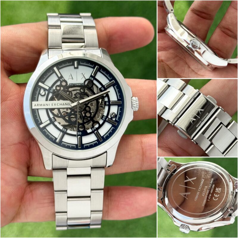 Armani Exchange Hampton AX2416 Silver And Blue Dial - gallery