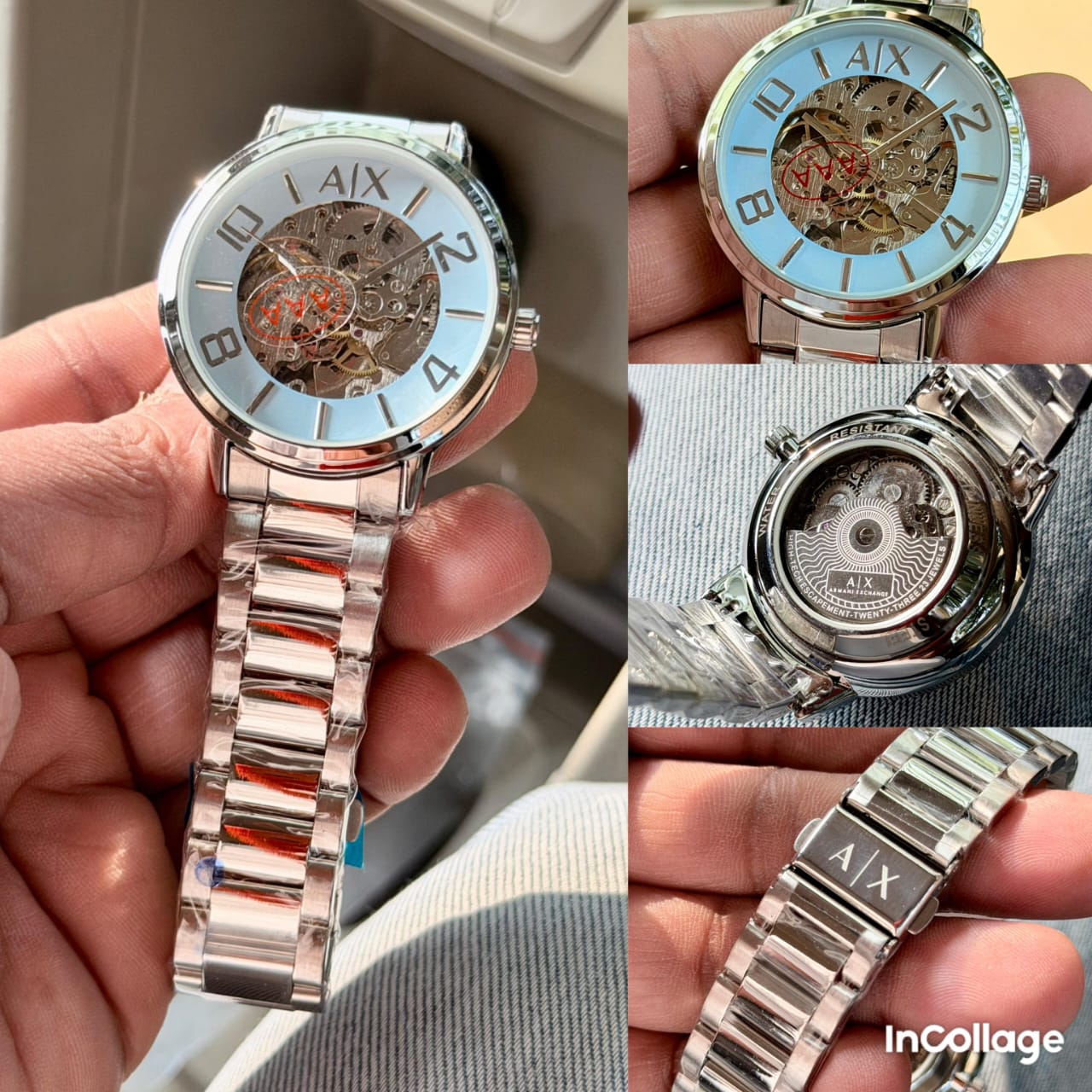 Armani Exchange Skeleton Dial 42mm - gallery