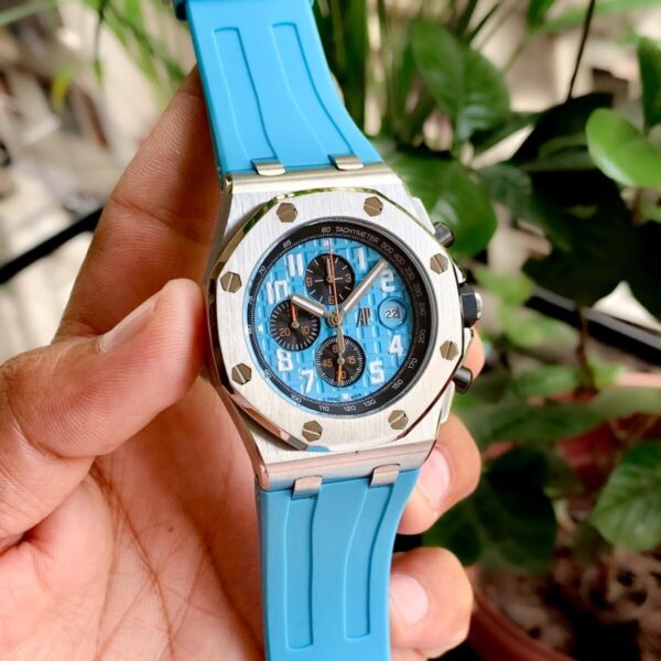 Audemars Piguet Code 11.59 Chronograph Blue  Watch - gallery