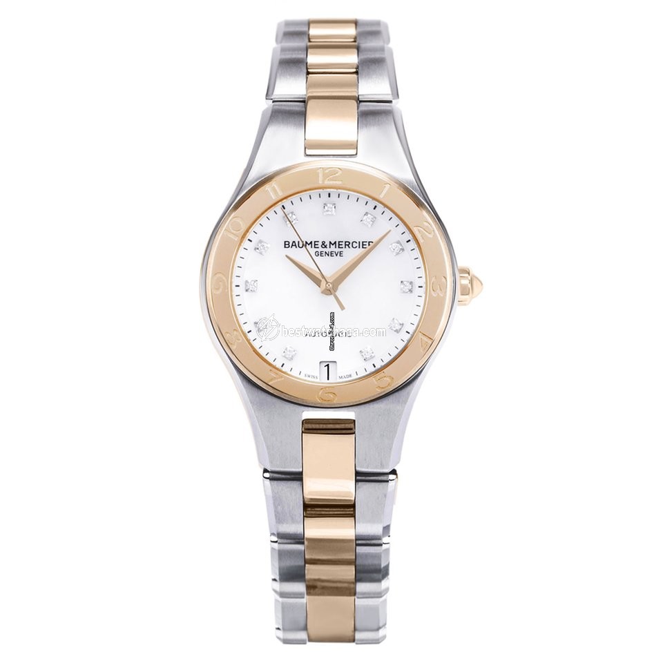 Baume & Mercier Linea Womens watch Automatic Gold Steel M0A10114