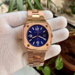 Bell & Ross BR05 Urban Automatic Rose Gold and Blue - gallery