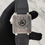 Bell & Ross Burning Skull Grey Broad Square - gallery