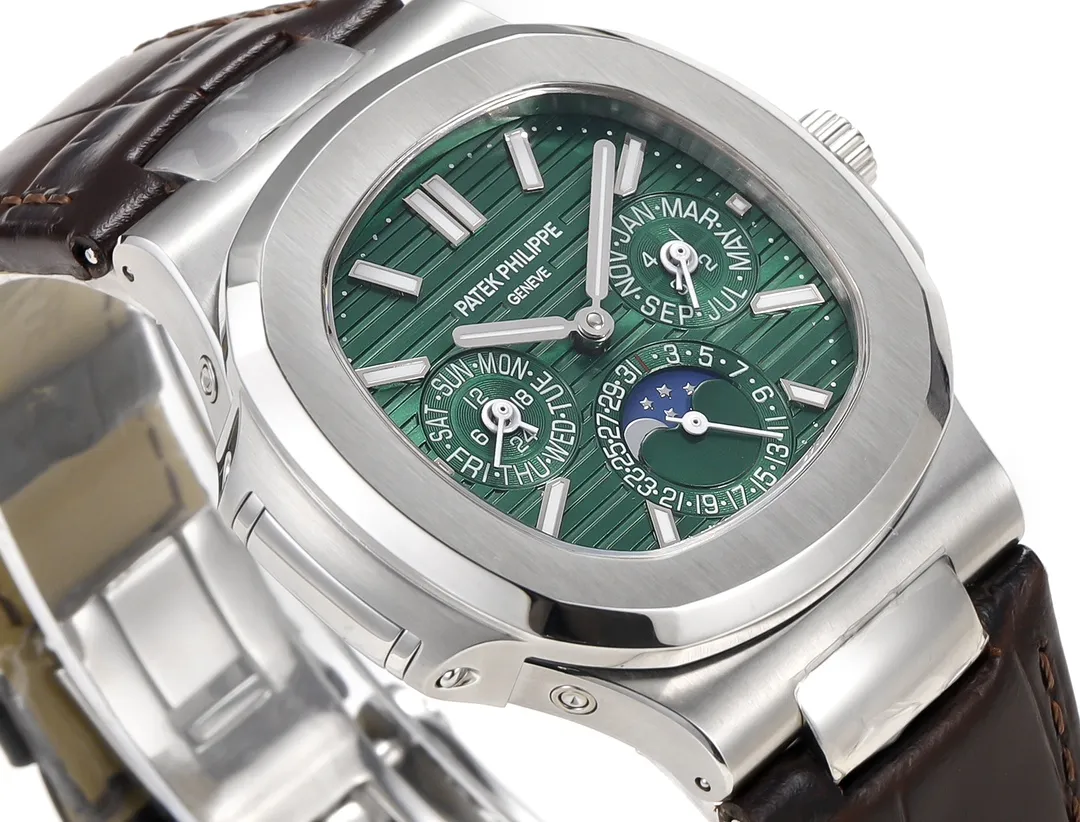 Patek Philippe Green Nautilus Watch - gallery