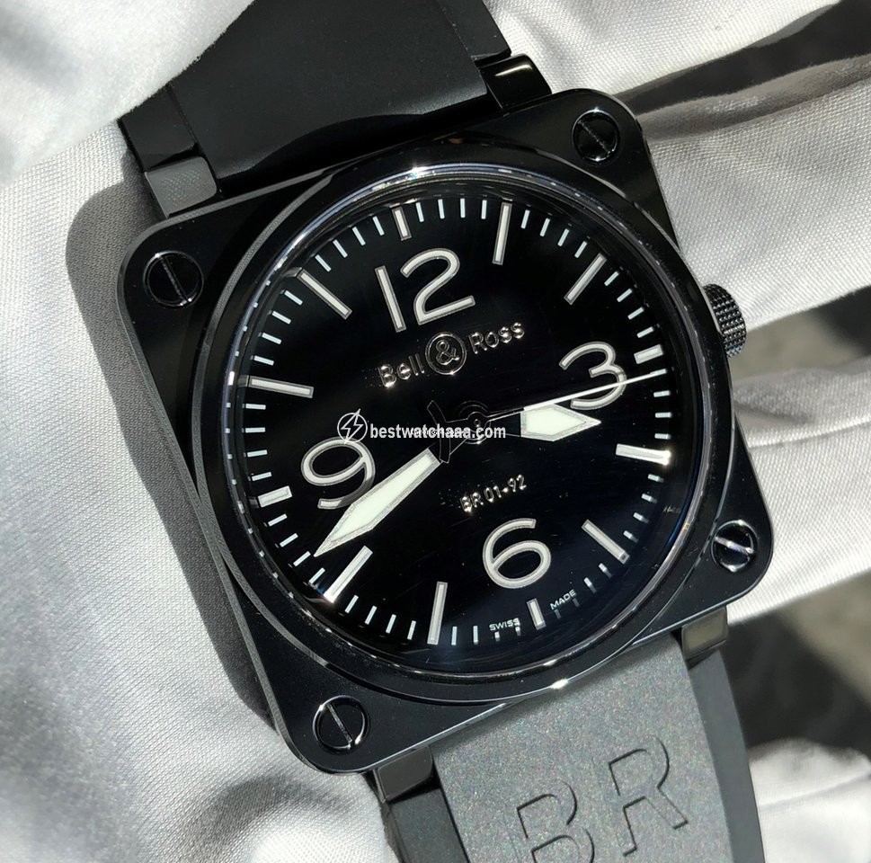 Bell & Ross BR 01-92 Mens watch Unisex Automatic Ceramic BR0192-BL-CER SRB