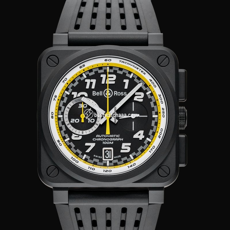 Bell & Ross BR 03-94 Chronographe Mens watch Unisex Automatic Ceramic BR0394-RS20 SRB