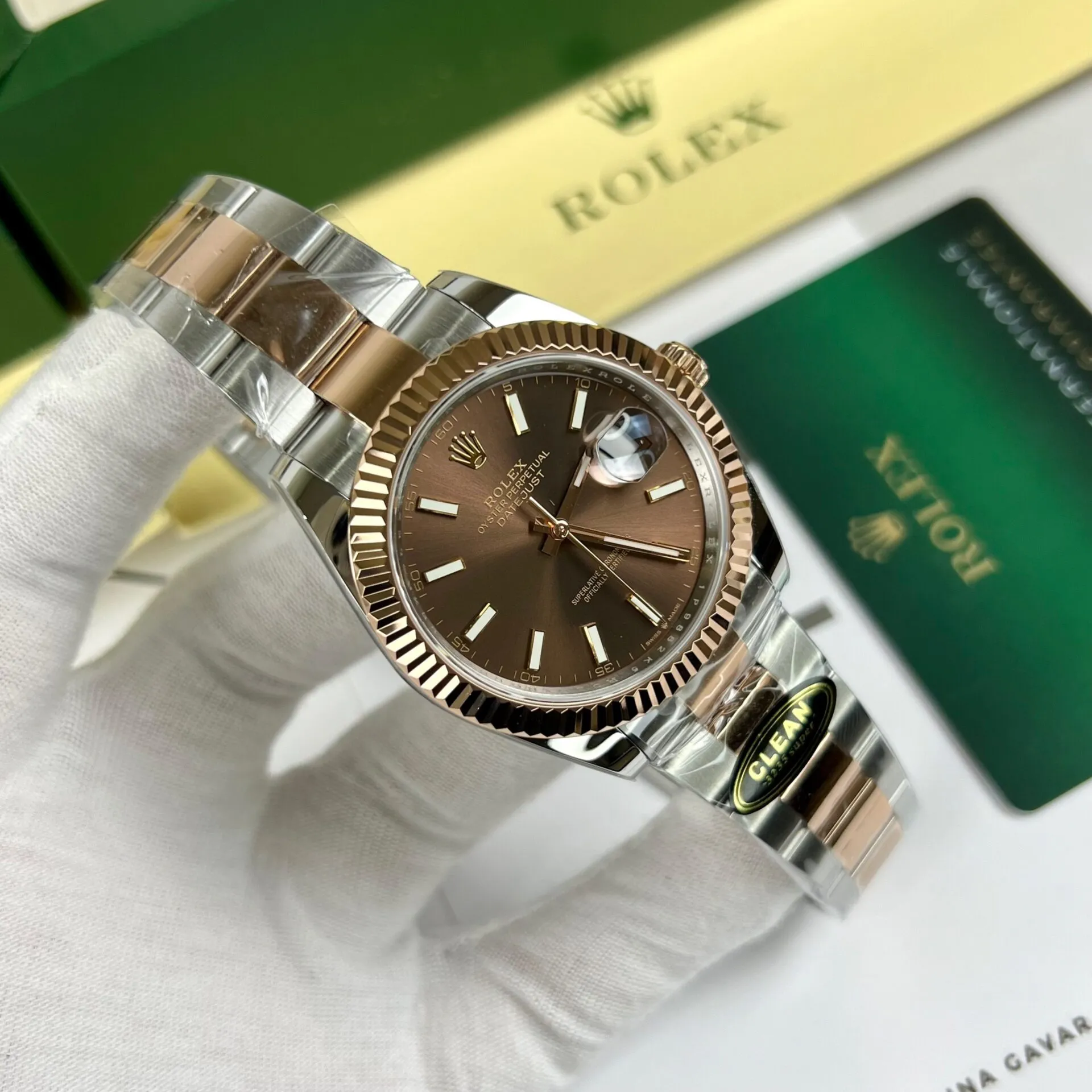 Superclone Rolex Datejust 41 mm Chocolate Dial 126331 Oyster - gallery