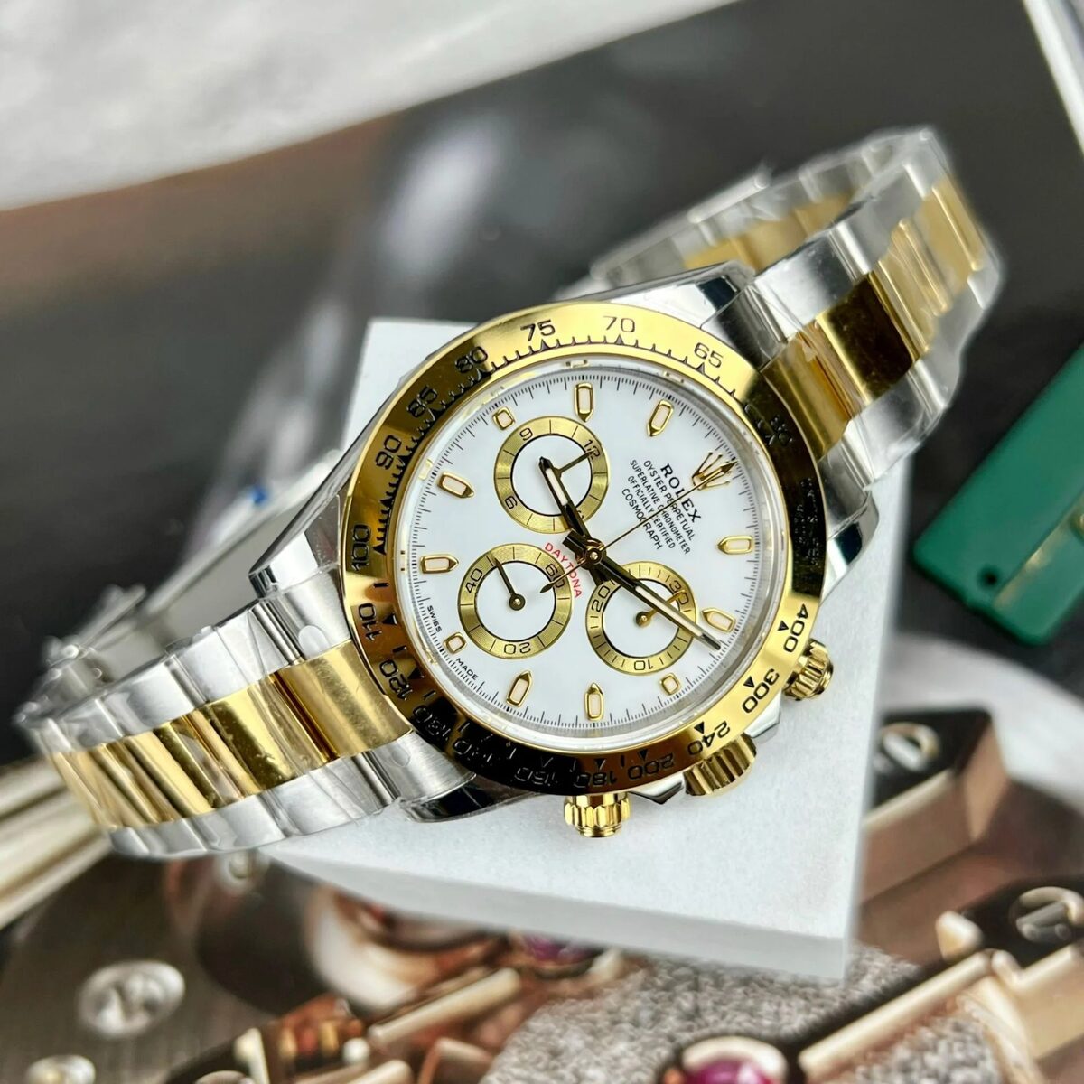 Superclone Rolex Daytona 40 mm White Dial 126503 - gallery