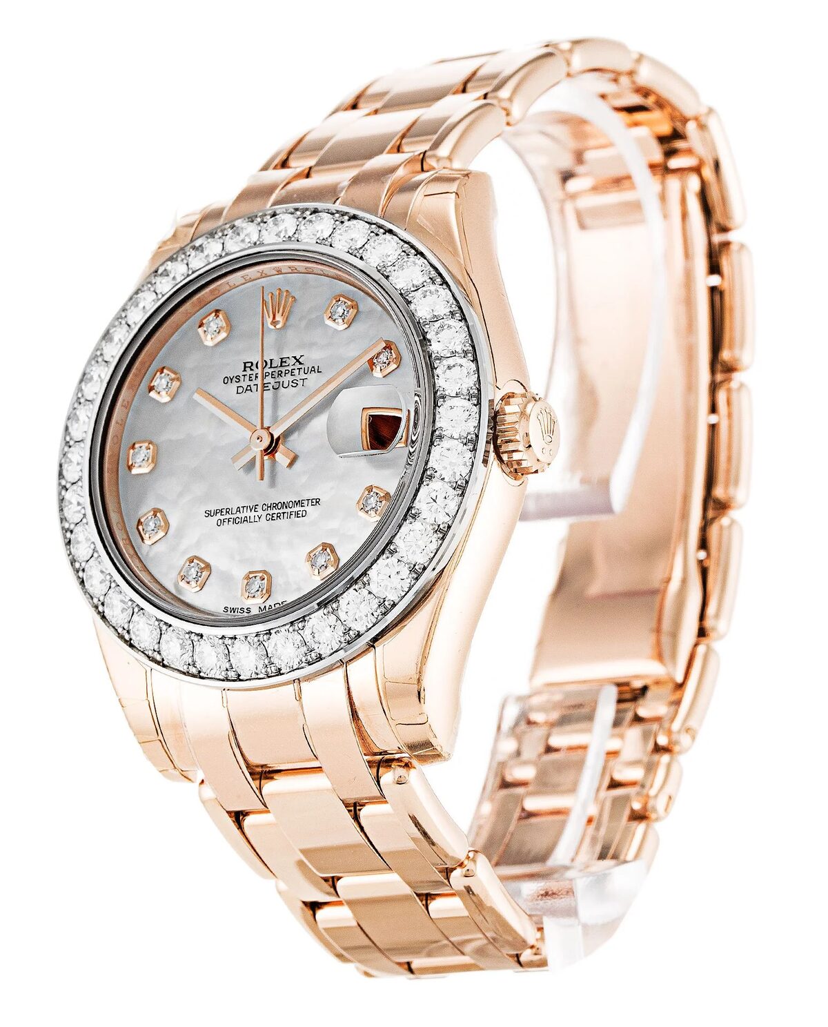 Rolex Pearlmaster 34mm Mother of Pearl Dial 81285 - gallery