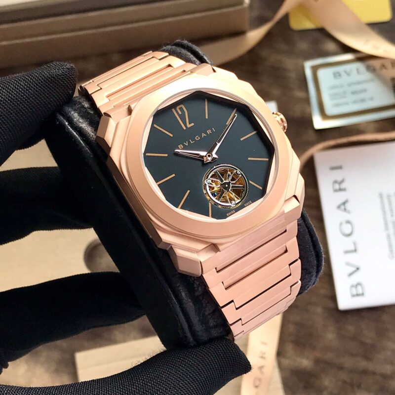 Bvlgari Octo Finissimo Tourbillon In Rose Gold - gallery
