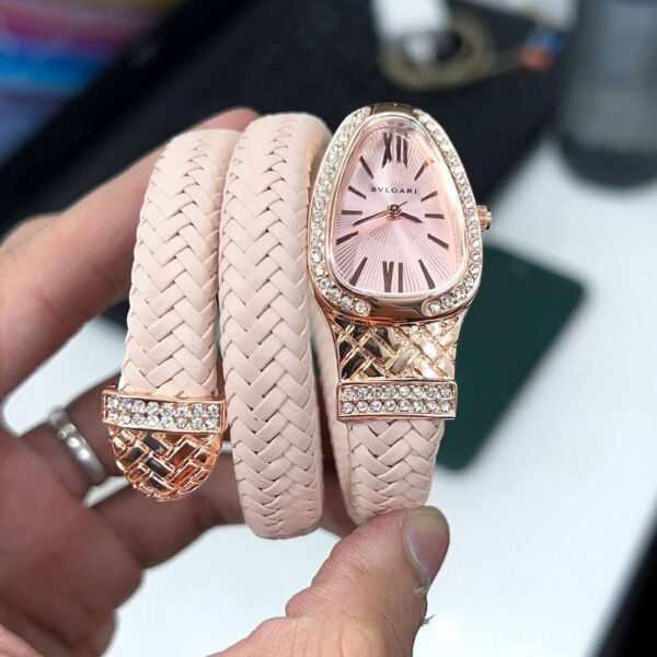 Bvlgari Serpenti Snake Rose Gold Black Dial - gallery