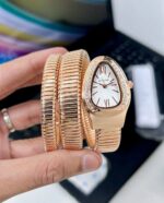 Bvlgari Serpenti Tubogas Rose Gold White Dial - gallery