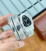 Bvlgari Serpenti Tubogas Silver Black Dial - gallery