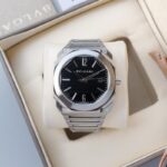 Bvlgari Octo Solotempo Silver Black Dial 44mm - gallery