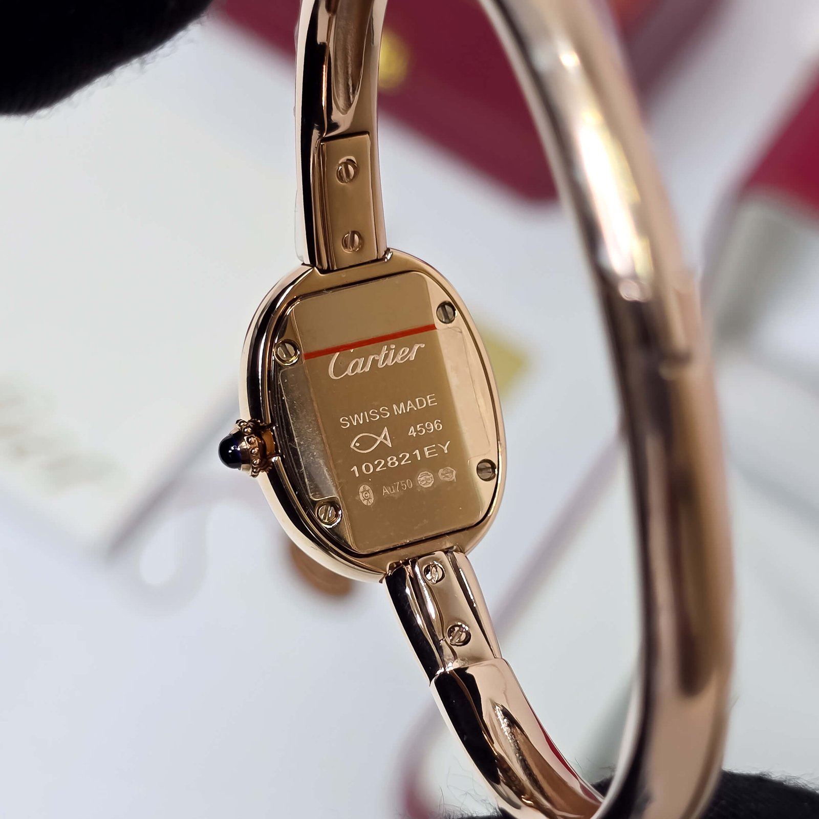 Cartier Baignoire Bangle Wgba0019 Ladies Quartz - gallery