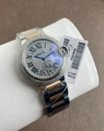 Cartier Ballon Bleu Diamond Dial Semi Eta - gallery