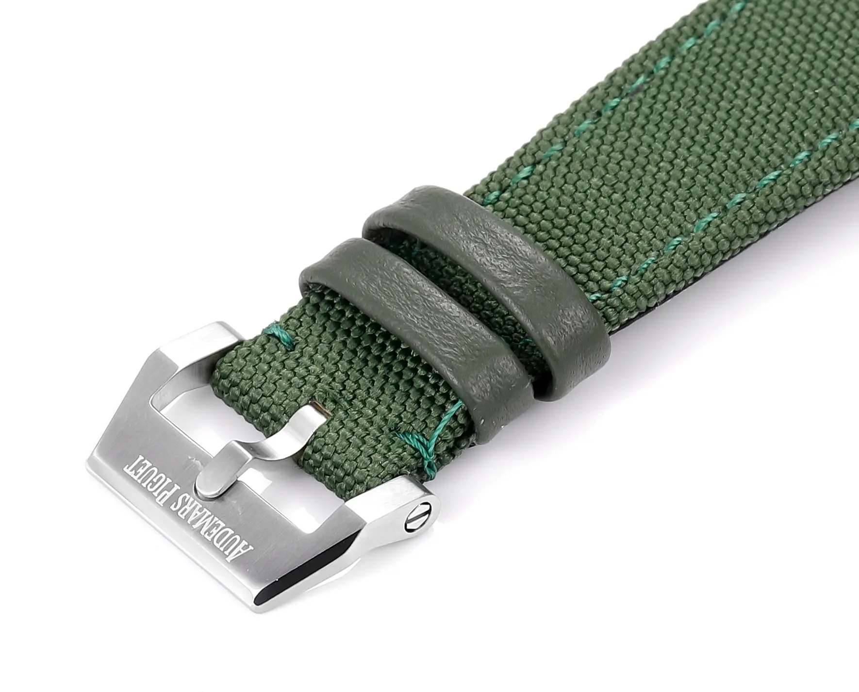 watch Audemars Piguet CODE 11.59 Green Dial Stainless Steel Watch with Fabric Strap - gallery