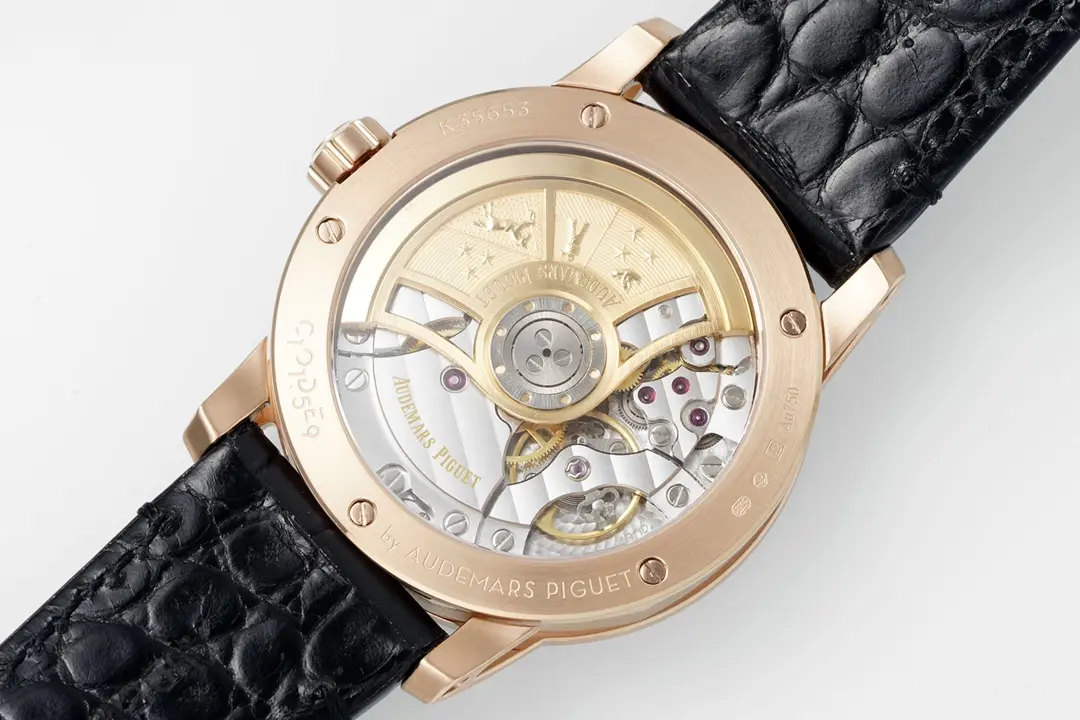 watch Audemars Piguet CODE 11.59 Blue Dial Three-Hand Automatic Watch   Rose Gold and Stainless Steel, 41mm - gallery