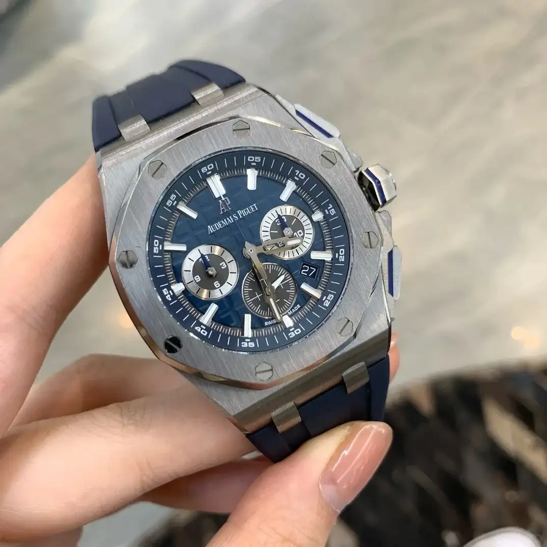 Audemars Piguet Royal Oak Offshore Selfwinding Chronograph Blue, Silver 26480TI.OO.A027CA.01 - gallery
