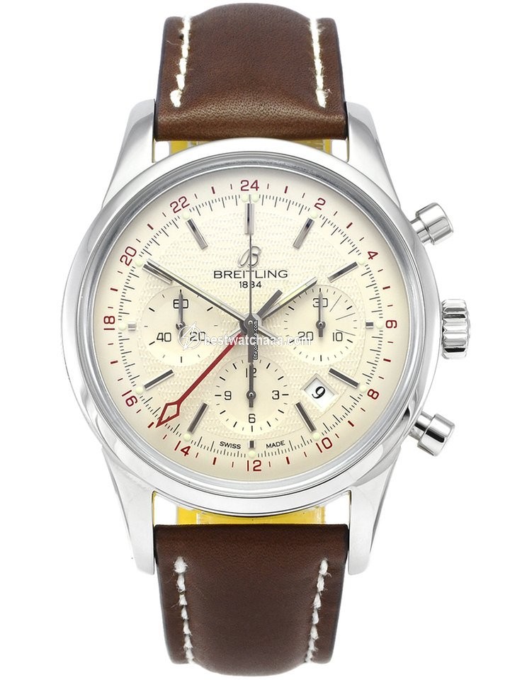 Breitling Transocean Chronograph GMT Mens watch Unisex Automatic Steel AB045112 G772