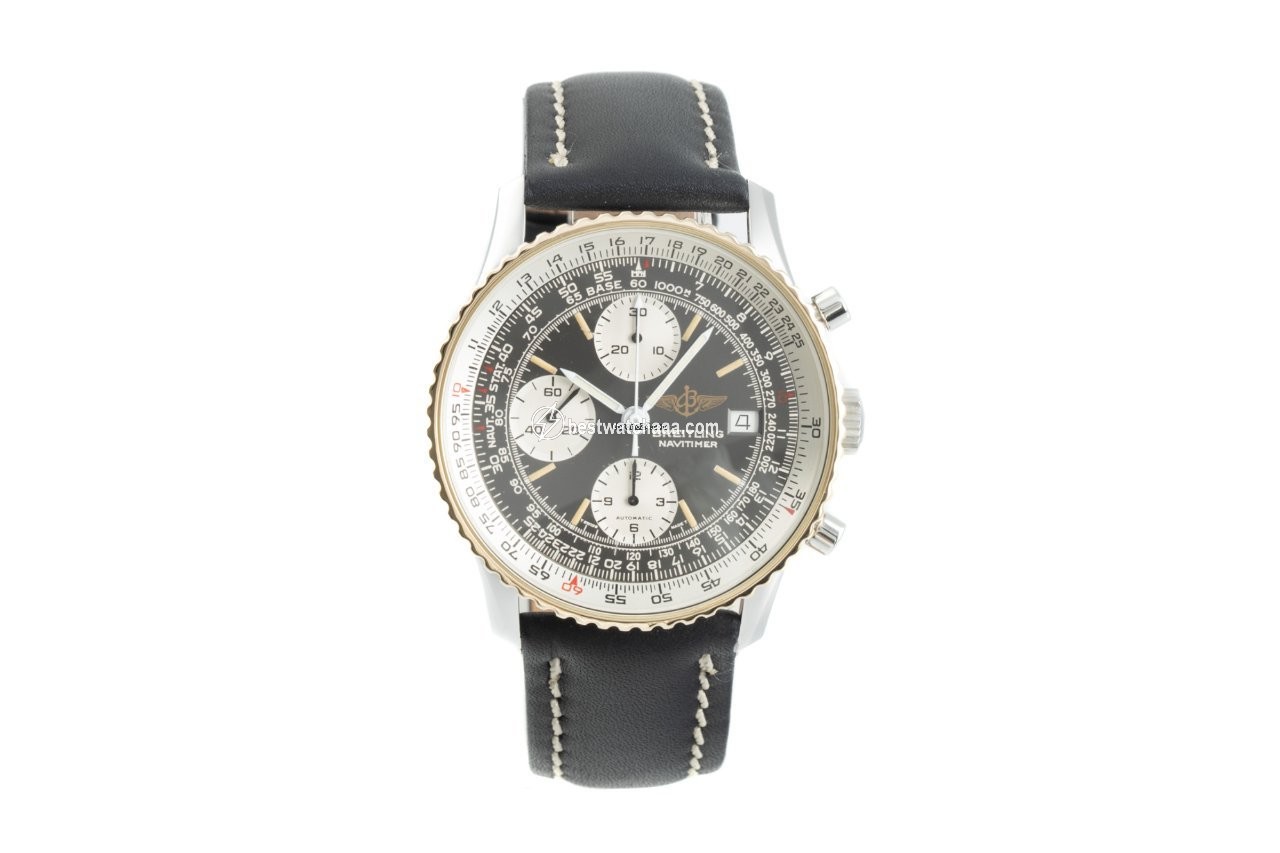 Breitling Old Navitimer Mens watch Unisex Automatic Gold Steel 81610 - gallery