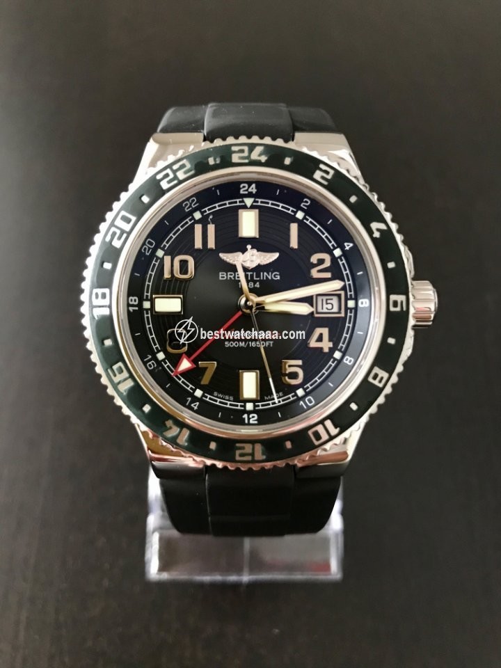 Breitling Superocean GMT Mens watch Unisex Automatic Steel A3238011 BA38