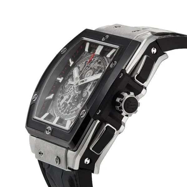 Hublot Spirit Of Big Bang Men Automatic Skeleton Leather Watch 601.NM.0173.LR - gallery
