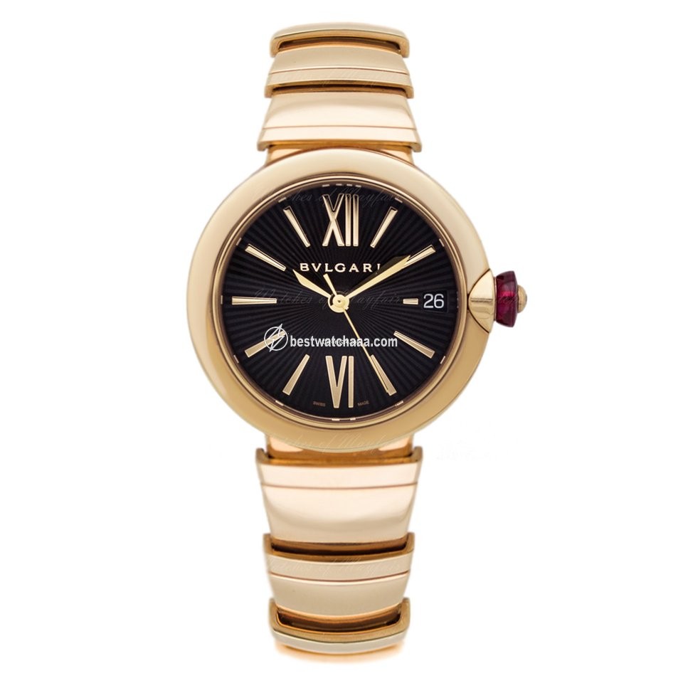 Bulgari Lucea Womens watch Automatic Rose gold 102190 LUP33BGGD
