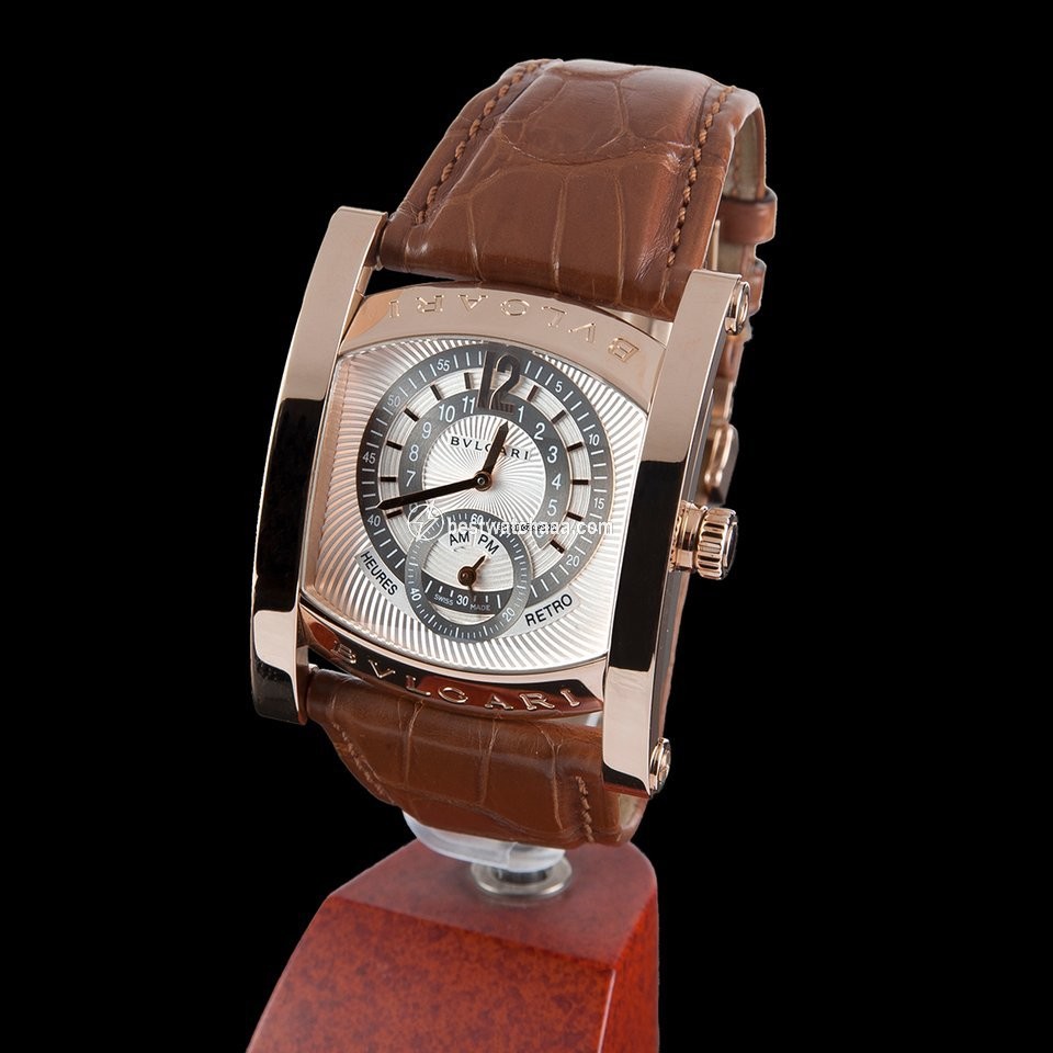 Bulgari Assioma Mens watch Unisex Automatic Rose gold aa p 48 g hr