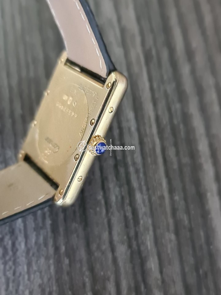 Cartier Tank Mens watch Unisex Quartz Silver 2413 - gallery
