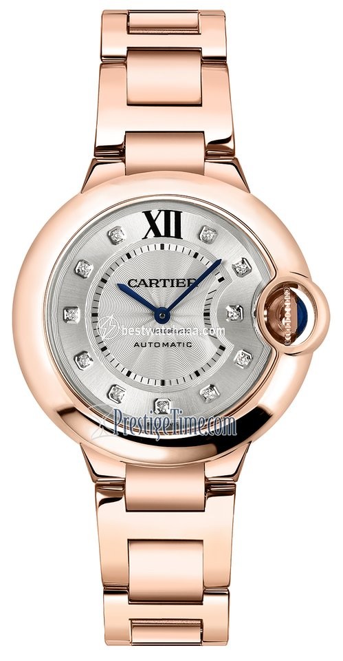 Cartier Ballon Bleu 33mm Womens watch Automatic Rose gold we902062