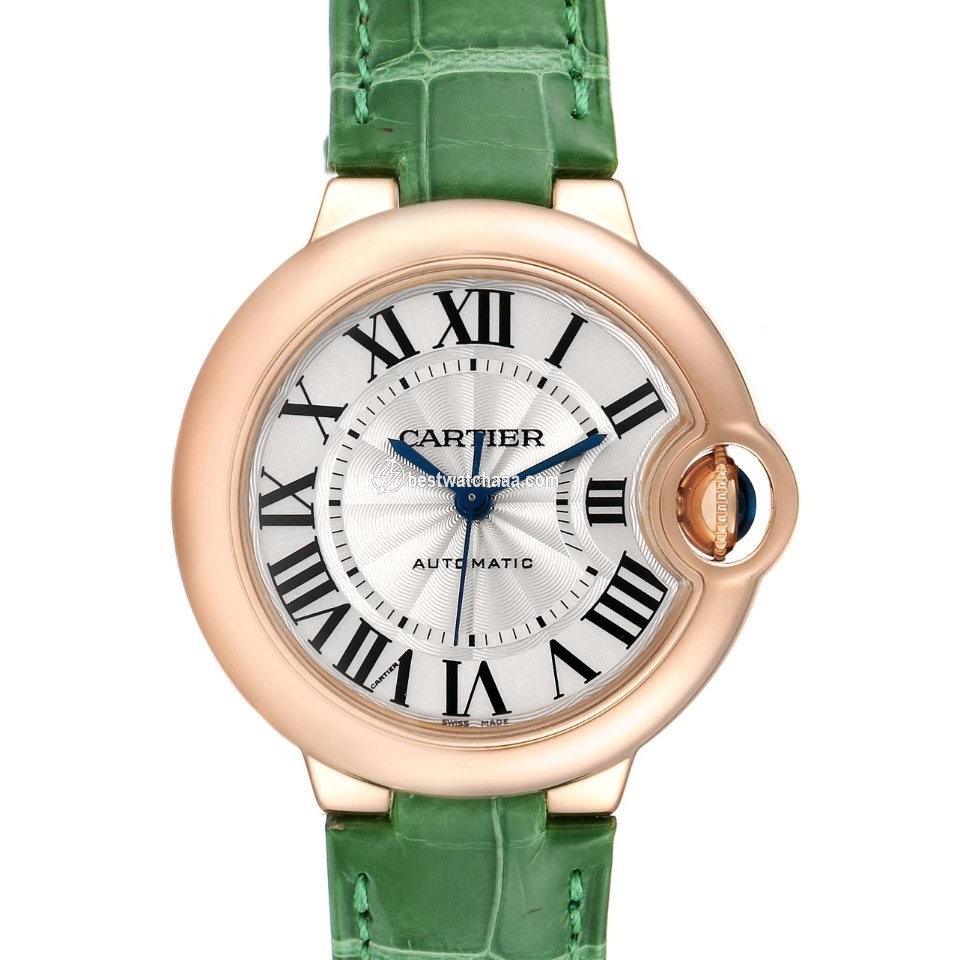 Cartier Ballon Bleu 33mm Womens watch Automatic Rose gold W6920097