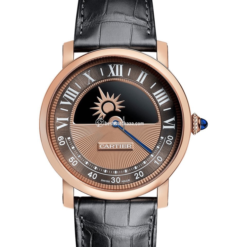 Cartier Rotonde de Cartier Mens watch Unisex Manual winding Rose gold WHRO0042