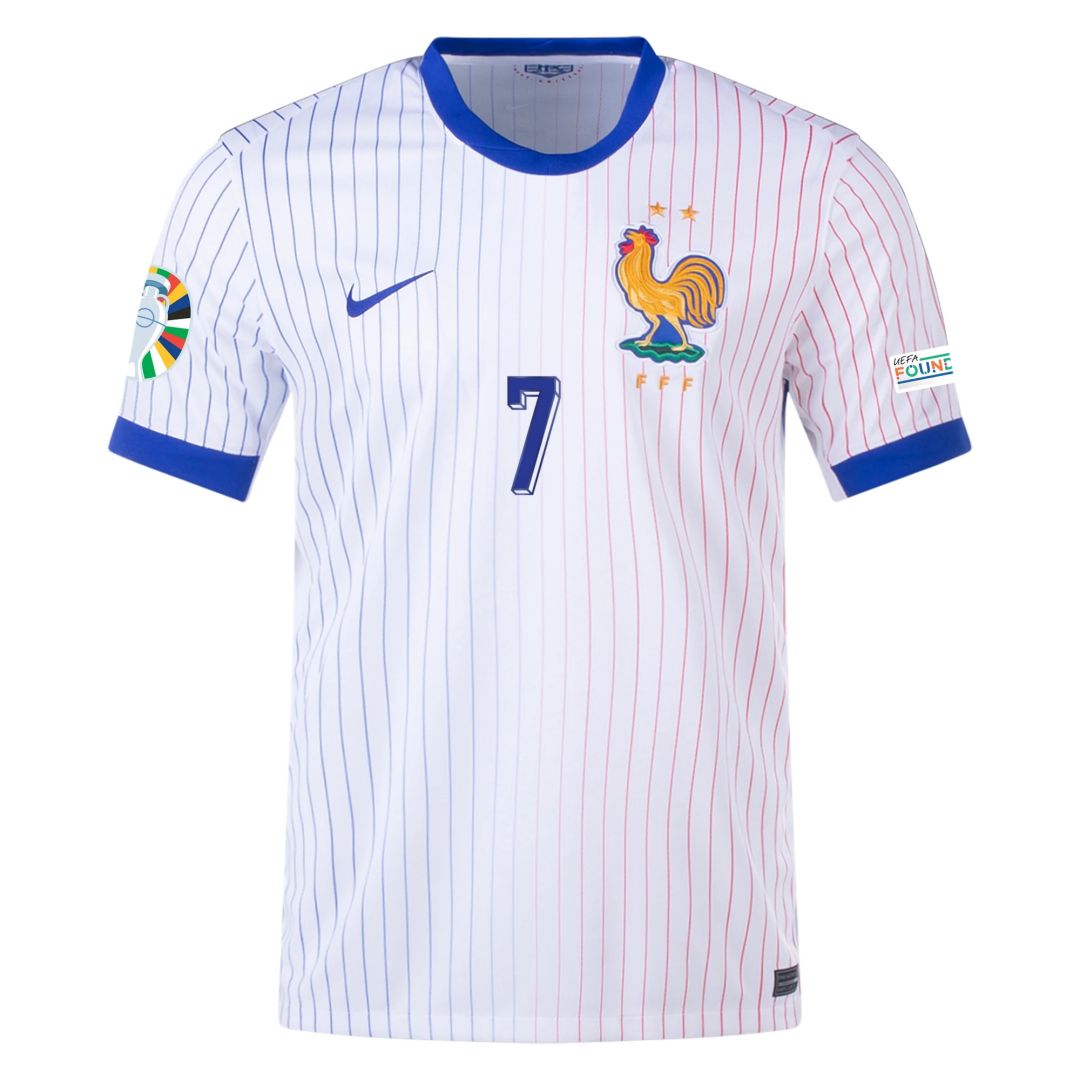 2024 France GRIEZMANN #7 Euro Cup Away Jersey - view 3