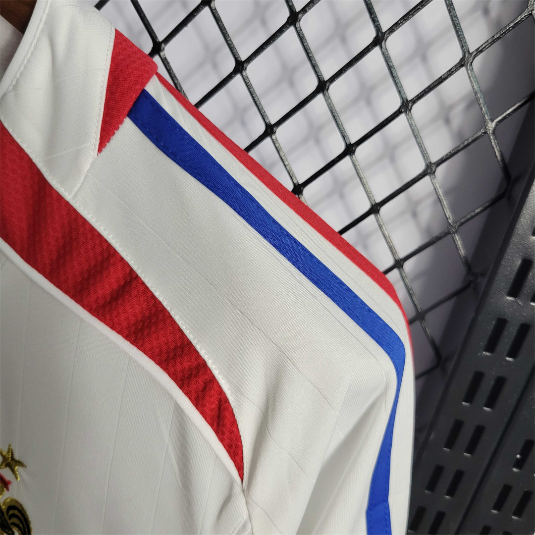 2006 France Zidane #10 World Cup Away Retro Jersey - view 13