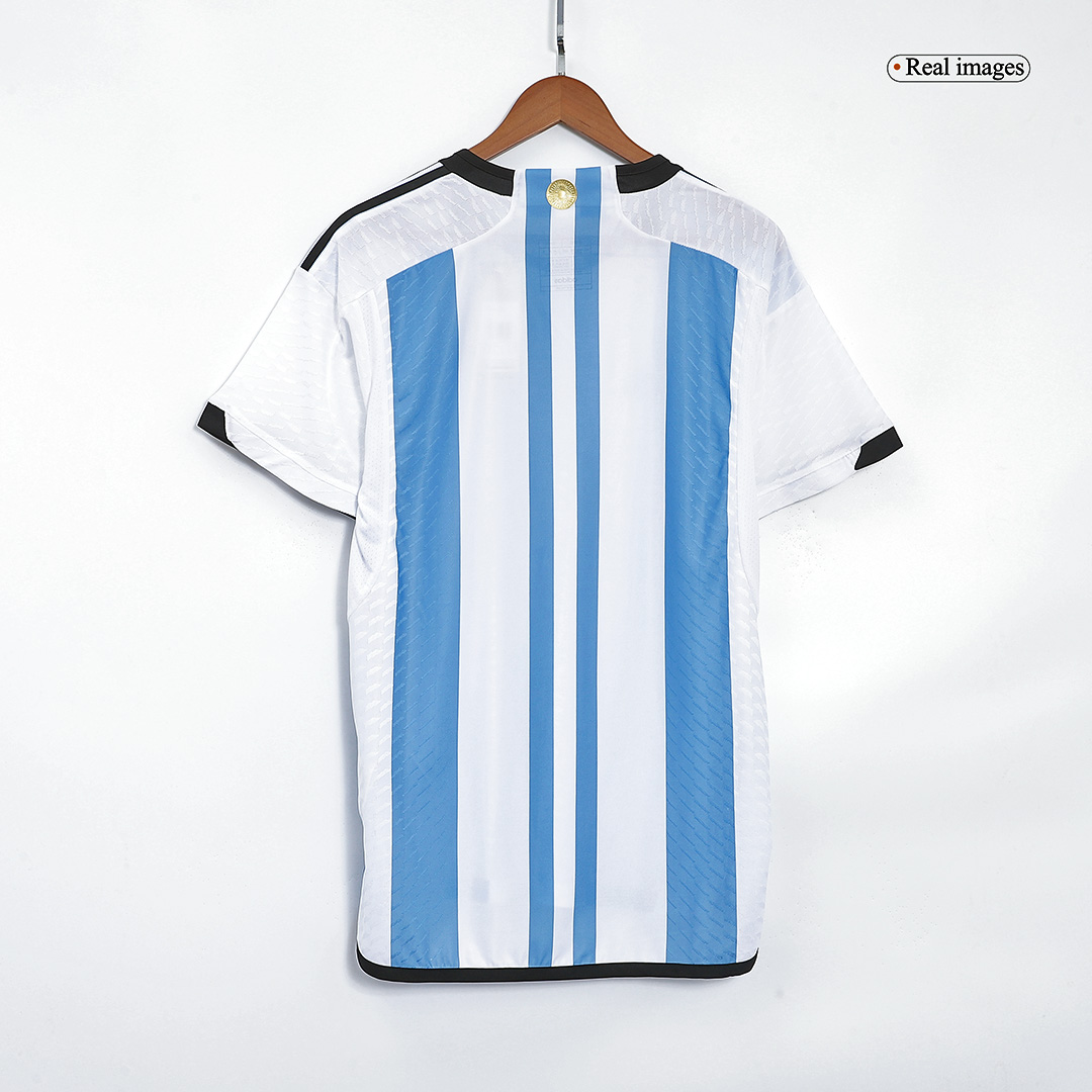 2022 Argentina World Cup Champion Edition 3 stars Home Jersey Player Version - view 5