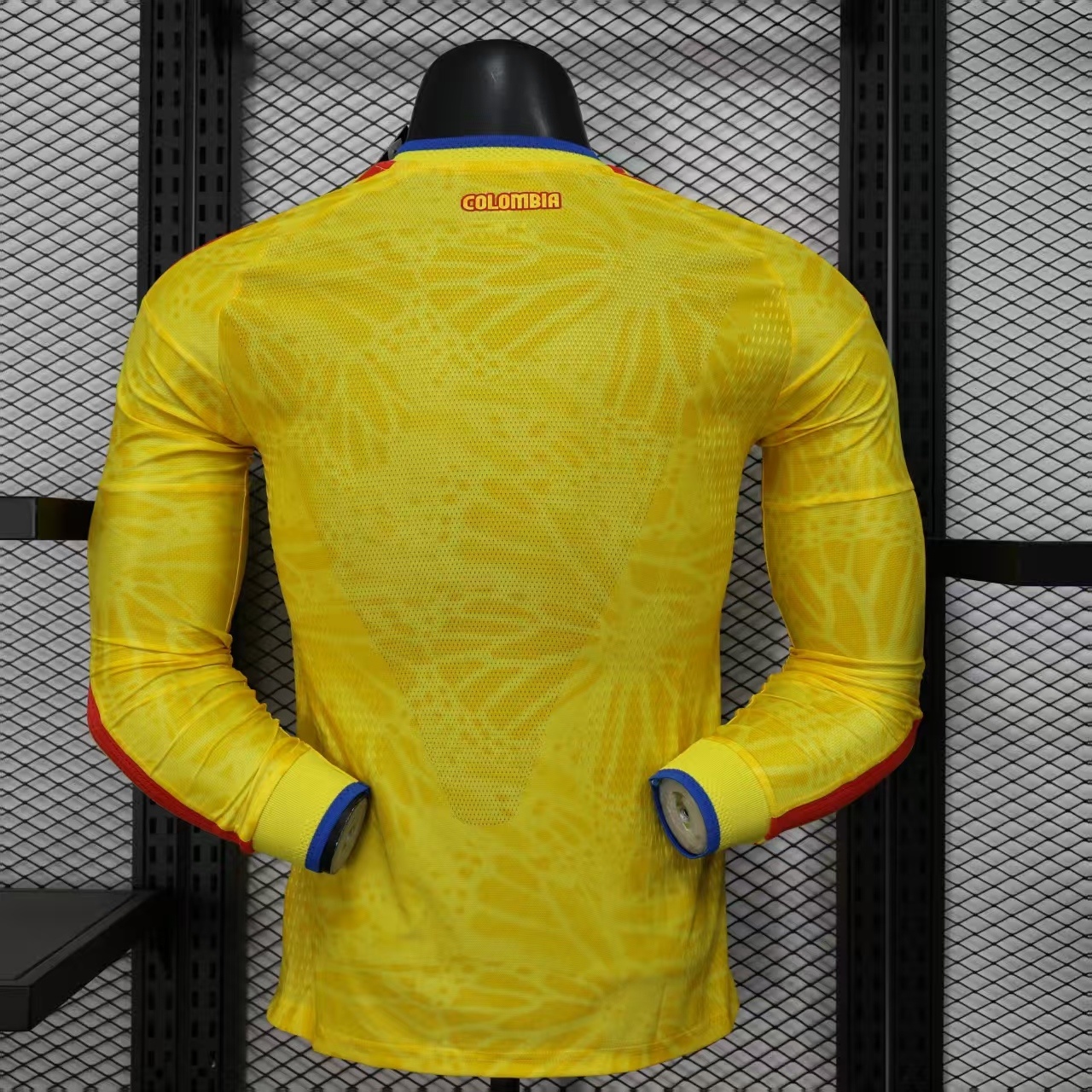 2026 Colombia Home World Cup Jersey Player Version Long Sleeve - view 3