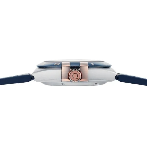 Omega Constellation Men Automatic Blue Leather Watch O13123412103001 - gallery