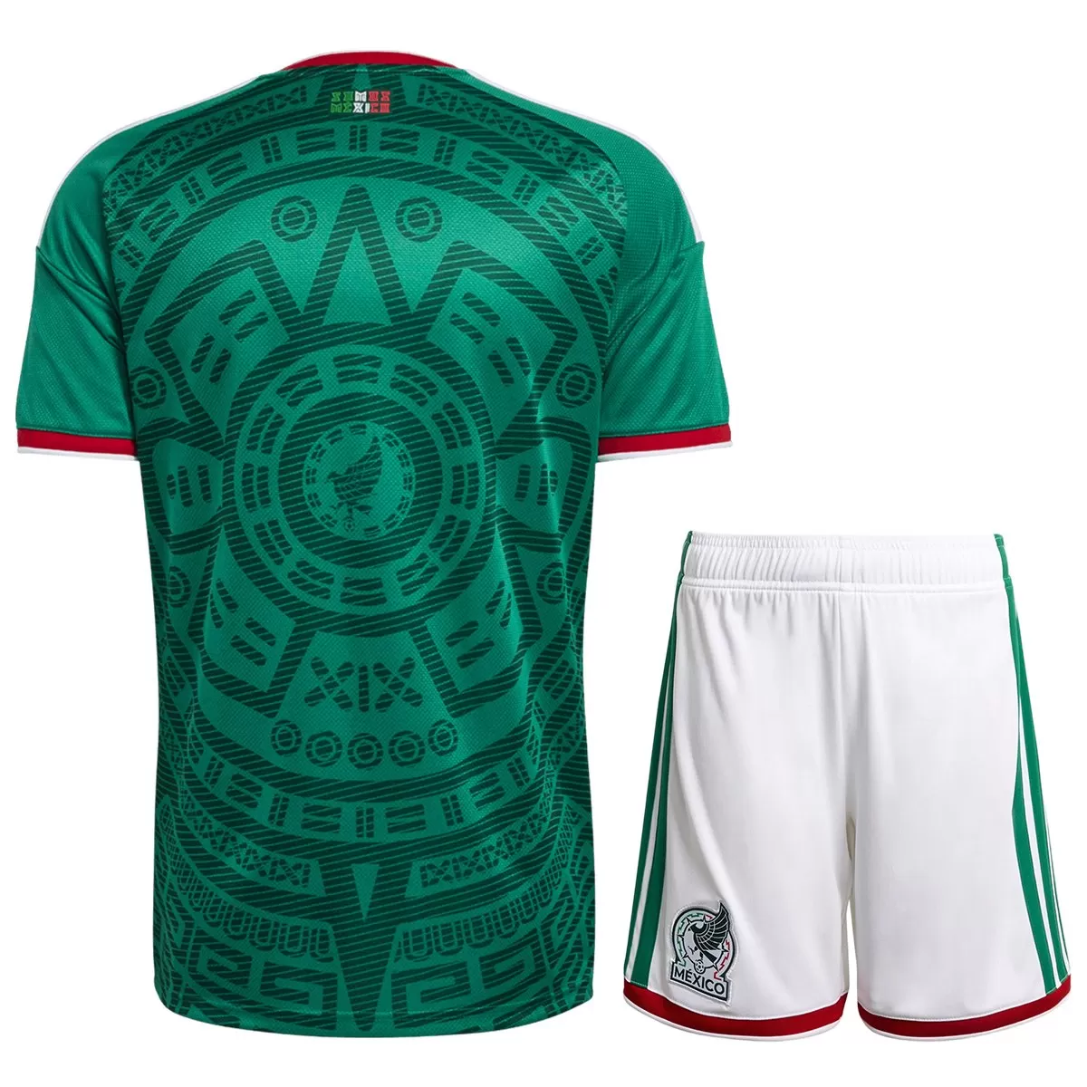 2026 Mexico World Cup Home Soccer Kit Jersey+Shorts - view 3