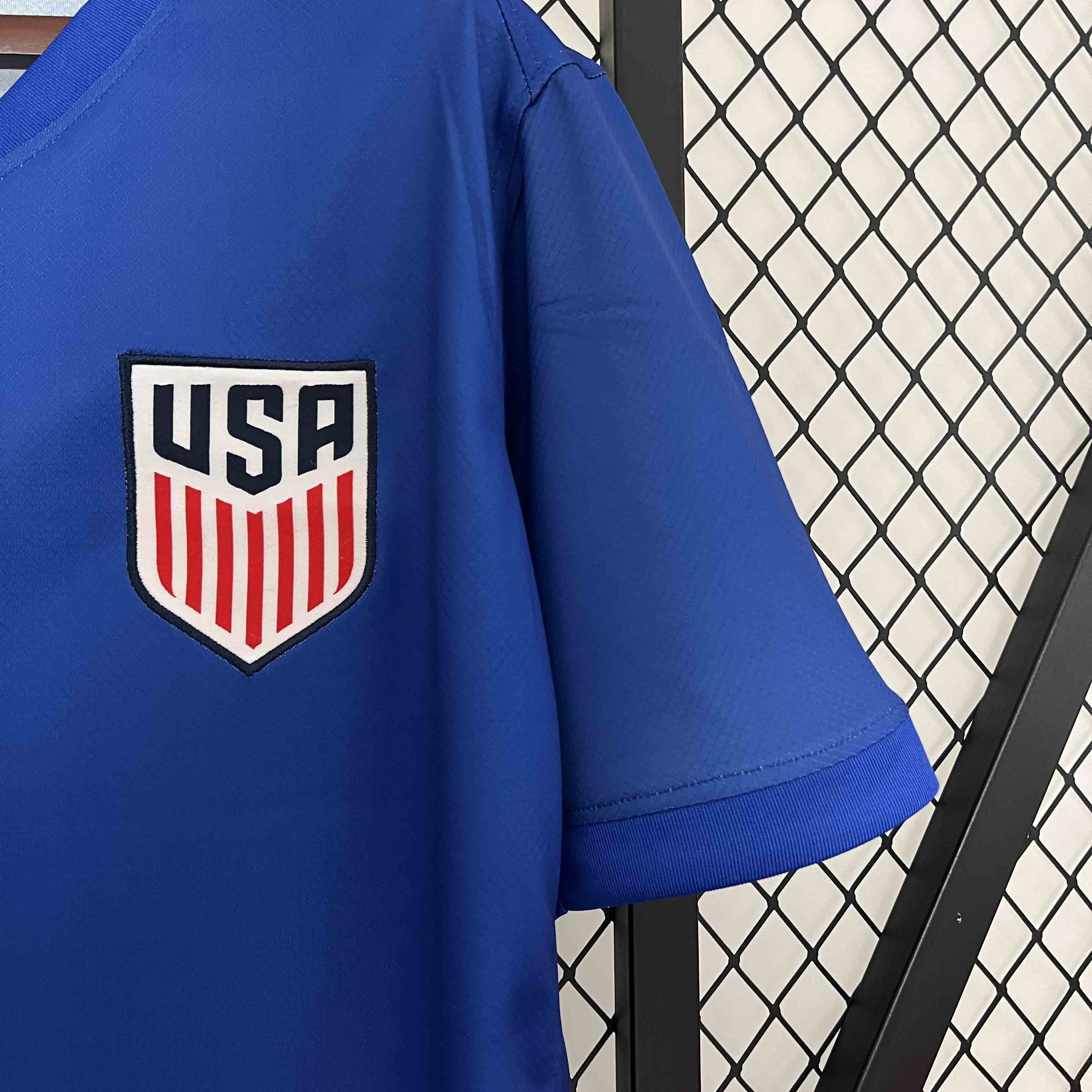 Pulisic #10  USMNT Copa America Away Soccer Jersey 2024 - view 9