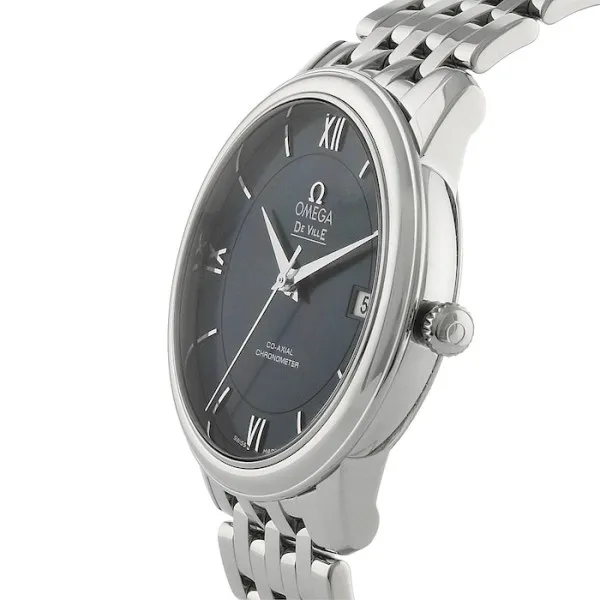 Omega De Ville Men Automatic Blue Stainless Steel Watch O42410402003001 - gallery