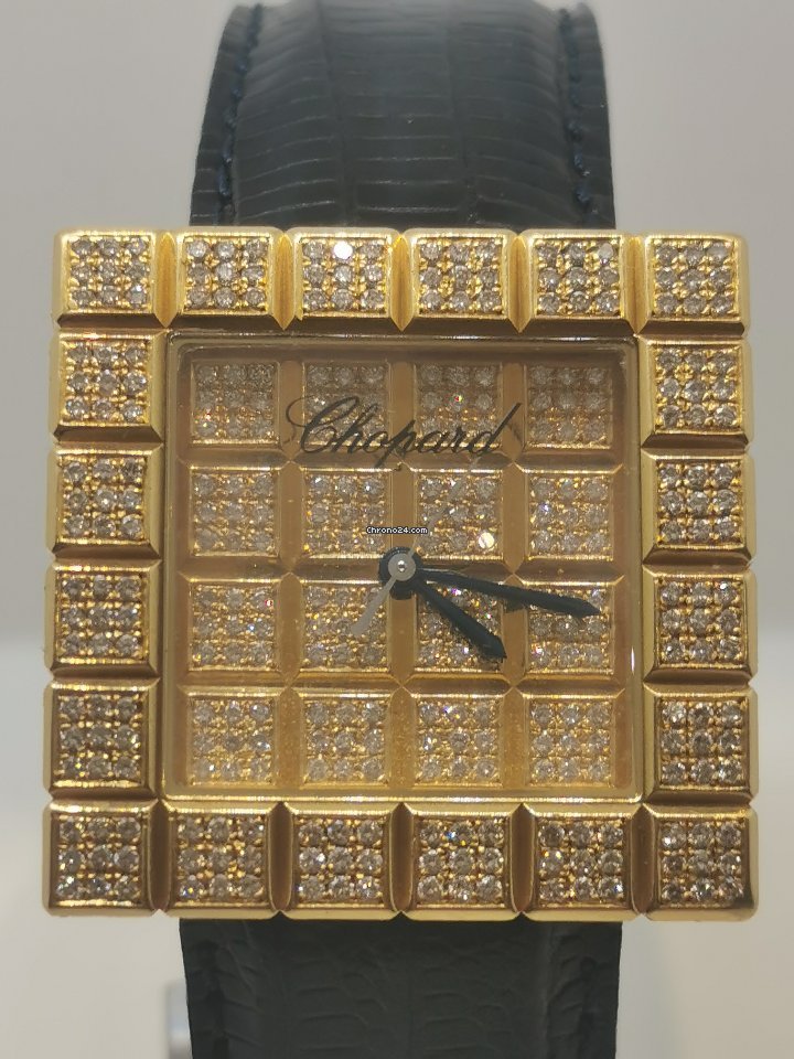 Chopard Ice Cube Mens watch Unisex Quartz Yellow gold 12 7407 - gallery