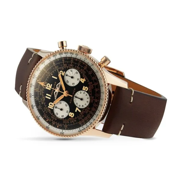Breitling Navitimer Men Automatic Brown Leather Watch RB0910371B1X1 - gallery