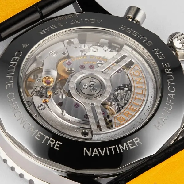 Breitling Navitimer Men Automatic Black Alligator Watch AB0137211B1P1 - gallery