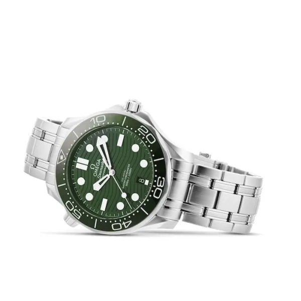 Omega Seamaster Men Automatic Green Stainless Steel Watch O21030422010001 - gallery