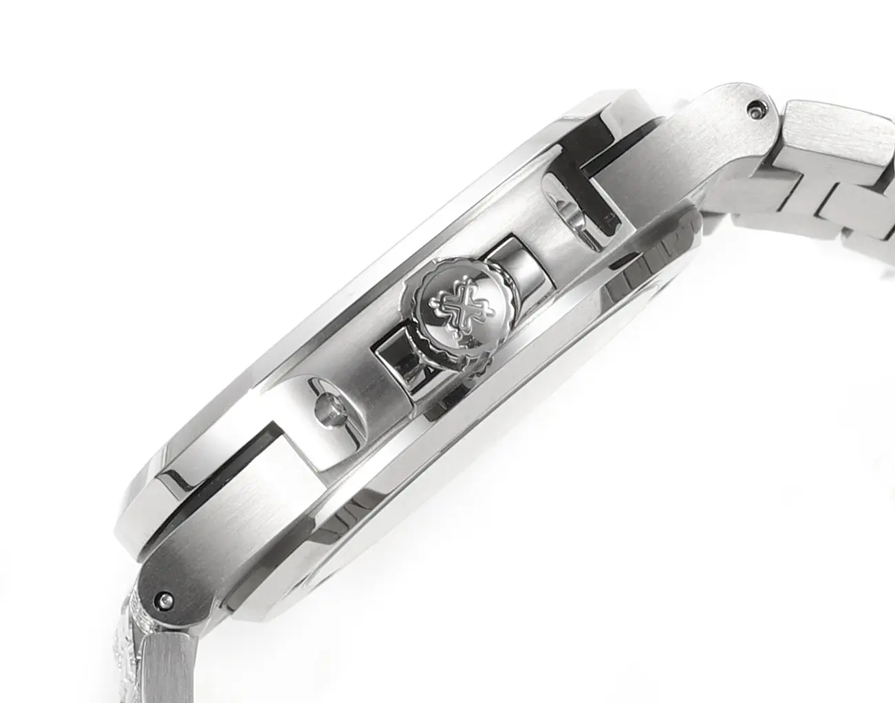 Patek Philippe White Gold Ruby Nautilus Watch - gallery