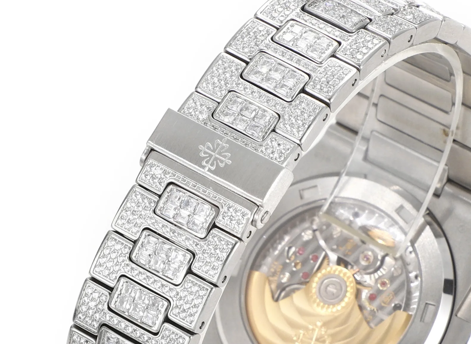 Patek Philippe Nautilus Platinum Green Watch - gallery