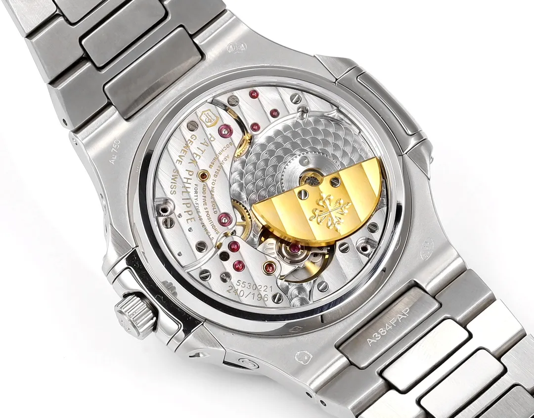 Patek Philippe Nautilus Blue Perpetual Calendar - gallery